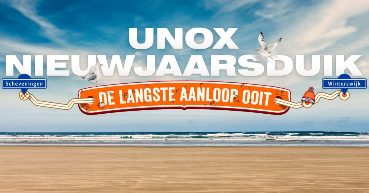 Unox Nieuwjaarsduik neemt langste aanloop Sponsorreport